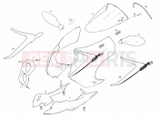 derbi GPR 50 Replica Racing Windscreen