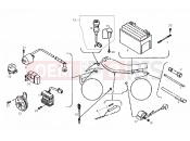 derbi QUAD DXR 200 elektromos rendszer