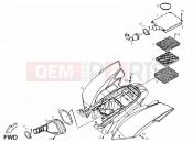 DERBI QUAD DXR 200 Frame