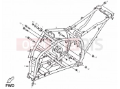 DERBI QUAD DXR 200 Frame