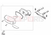 DERBI QUAD DXR 200 Headlight