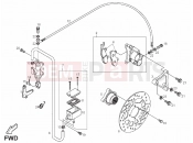 DERBI QUAD DXR 200 Rear brake