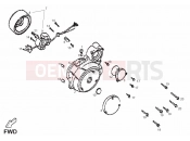 DERBI QUAD DXR 200 Variator carter cover