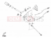 DERBI QUAD DXR 200 Gear lever