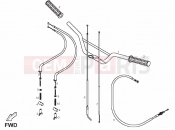 DERBI QUAD DXR 200 Handlebar