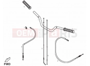 DERBI QUAD DXR 200 Handlebar