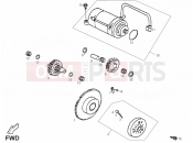 DERBI QUAD DXR 200 Starter motor