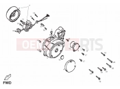 DERBI QUAD DXR 200 Variator carter cover