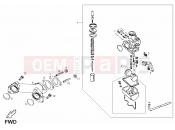 DERBI QUAD DXR 250 Carburettor