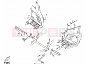 DERBI QUAD DXR 250 Foot rests