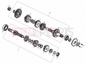 DERBI QUAD DXR 250 Transmission