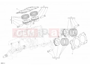 DUCATI DESMOSEDICI RR CYLINDER - PISTON » ENGINE CASE