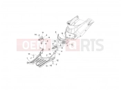 DERBI Sonar 50 2T Central cover - Footrests