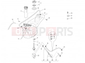 DERBI Sonar 50 2T Fuel tank
