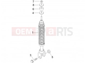 DERBI Sonar 50 2T Rear suspension - Shock absorber/s