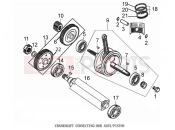 DERBI STX 150 CRANKSHAFT CONNECTING-ROD ASSY/PISTON