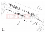 derbi Terra 125 Adventure Gear box