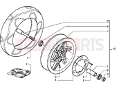 gilera DNA 125 első kerék