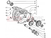 gilera DNA 125 kihajtás tengely