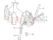 gilera DNA 180 féknyereg