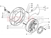 gilera DNA 180 hátsó kerék
