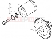 gilera DNA 180 Torque limiting device - Dampe