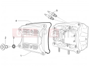 gilera 2009 Fuoco 500 Cylinder head cover