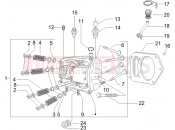 gilera 2010 Fuoco 500 Head unit - Valve