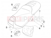 gilera 2011 Fuoco 500 Saddle/seats