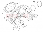 gilera 2012 Fuoco 500 Meter combination - Cruscotto
