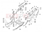 gilera 2012 Fuoco 500 oldal burkolat - idomzat