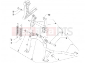 gilera 2012 Fuoco 500 középállvány