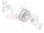 gilera 2014 Fuoco 500 LT Rear wheel
