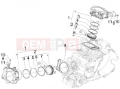 GILERA GP 800 Cylinder-piston-wrist pin unit