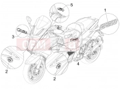 GILERA GP 800 Plates - Emblems