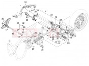 gilera 2008 GP 800 Rear suspension - Shock absorber/s