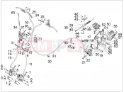 gilera 2010 GP 800 Brakes pipes - Calipers