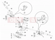 gilera 2010 GP 800 Handlebars - Master cil.