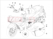 gilera 2010 GP 800 elektromos eszközök