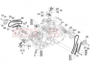 GILERA GP 800 Rocking levers support unit