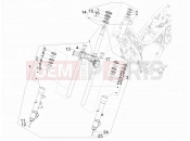 gilera 2009 GP 800 Centenario Fork/steering tube - Steering bearing unit