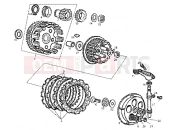 gilera GPR 50 clutch assy