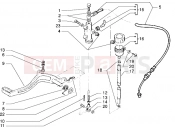 gilera GSM pedal-master cylinder