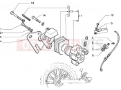 gilera GSM rear brake caliper