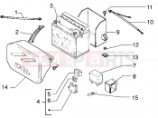 GILERA GSM M.Y. 2001 Battery-Relais