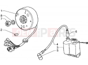 GILERA GSM M.Y. 2001 flywheel magneto-h.t. coil