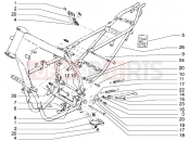 gilera GSM M.Y. 2001 Frame