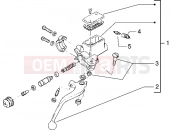 gilera GSM M.Y. 2001 Handlebars component parts