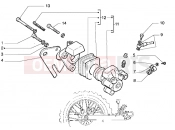 GILERA GSM M.Y. 2001 rear brake caliper