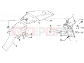 GILERA GSM M.Y. 2001 rear mudguard
